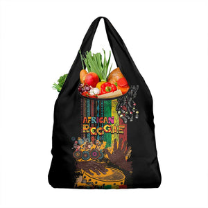 Afro-Caribbean Grocery Bag African and Reggae Art Music - African Pride