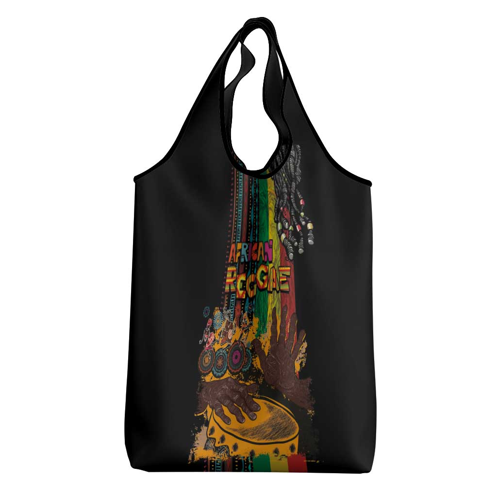 Afro-Caribbean Grocery Bag African and Reggae Art Music - African Pride