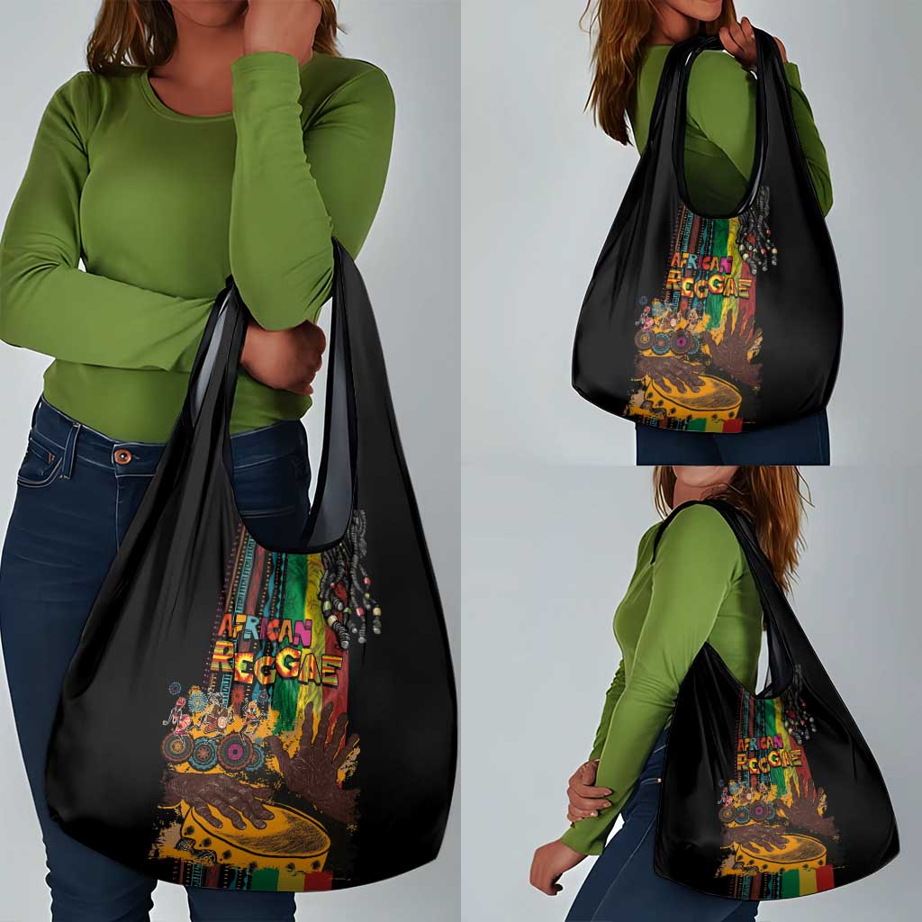 Afro-Caribbean Grocery Bag African and Reggae Art Music - African Pride
