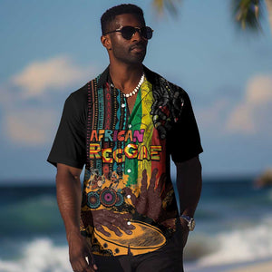 Afro-Caribbean Hawaiian Shirt African and Reggae Art Music - African Pride