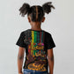 Afro-Caribbean Kid T shirt African and Reggae Art Music - African Pride