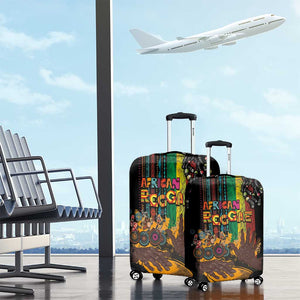 Afro-Caribbean Luggage Cover African and Reggae Art Music - African Pride