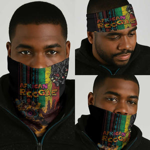 Afro-Caribbean Neck Gaiter African and Reggae Art Music - African Pride