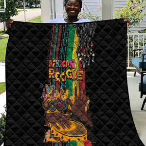 Afro-Caribbean Quilt African and Reggae Art Music - African Pride