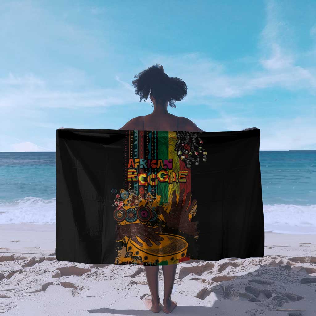 Afro-Caribbean Sarong African and Reggae Art Music - African Pride
