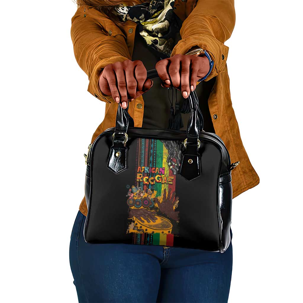 Afro-Caribbean Shoulder Handbag African and Reggae Art Music - African Pride