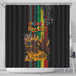 Afro-Caribbean Shower Curtain African and Reggae Art Music - African Pride