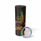 Afro-Caribbean Skinny Tumbler African and Reggae Art Music - African Pride