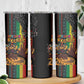 Afro-Caribbean Skinny Tumbler African and Reggae Art Music - African Pride