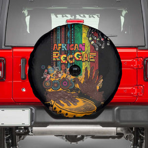 Afro-Caribbean Spare Tire Cover African and Reggae Art Music - African Pride
