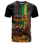 Afro-Caribbean T shirt African and Reggae Art Music - African Pride