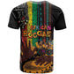 Afro-Caribbean T shirt African and Reggae Art Music - African Pride