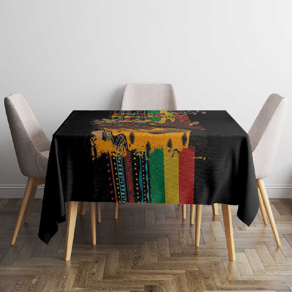 Afro-Caribbean Tablecloth African and Reggae Art Music - African Pride