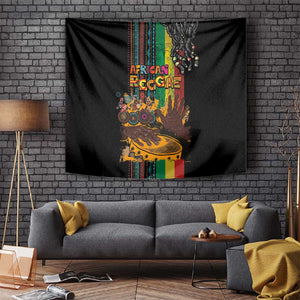 Afro-Caribbean Tapestry African and Reggae Art Music - African Pride