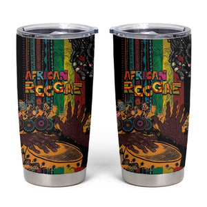 Afro-Caribbean Tumbler Cup African and Reggae Art Music - African Pride