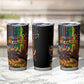 Afro-Caribbean Tumbler Cup African and Reggae Art Music - African Pride