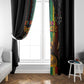 Afro-Caribbean Window Curtain African and Reggae Art Music - African Pride