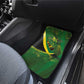 Afro Jamaica Independence Day Car Mats Swallow-tail Hummingbird with Tropical Plants - African Pride