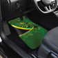 Afro Jamaica Independence Day Car Mats Swallow-tail Hummingbird with Tropical Plants - African Pride
