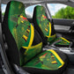 Afro Jamaica Independence Day Car Seat Cover Swallow-tail Hummingbird with Tropical Plants - African Pride