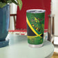 Afro Jamaica Independence Day Tumbler Cup Swallow-tail Hummingbird with Tropical Plants - African Pride