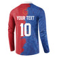 Custom Cape Verde Football 2026 Debut Button Sweatshirt Blue Sharks Stand Strong