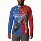 Custom Cape Verde Football 2026 Debut Button Sweatshirt Blue Sharks Stand Strong