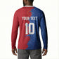Custom Cape Verde Football 2026 Debut Button Sweatshirt Blue Sharks Stand Strong