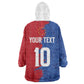 Custom Cape Verde Football 2026 Debut Kid Wearable Blanket Hoodie Blue Sharks Stand Strong