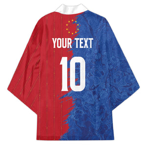 Custom Cape Verde Football 2026 Debut Kimono Blue Sharks Stand Strong