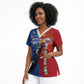Custom Cape Verde Football 2026 Debut Scrub Top Blue Sharks Stand Strong