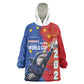 Custom Cape Verde Football 2026 Debut Wearable Blanket Hoodie Blue Sharks Stand Strong