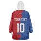 Custom Cape Verde Football 2026 Debut Wearable Blanket Hoodie Blue Sharks Stand Strong