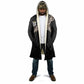 Custom DR Congo Football Cloak Leopards Texture Wild Black