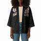 Custom DR Congo Football Kimono Leopards Texture Wild Black