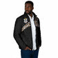 Custom DR Congo Football Padded Jacket Leopards Texture Wild Black