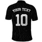 Custom DR Congo Football Polo Shirt Leopards Texture Wild Black