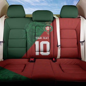 Custom Moroccan Football Back Car Seat Cover Go Glory-The Atlas Lions - African Pride
