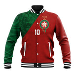 Custom Moroccan Football Baseball Jacket Go Glory-The Atlas Lions - African Pride
