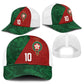 Custom Moroccan Football Baseball Net Cap Go Glory-The Atlas Lions - African Pride
