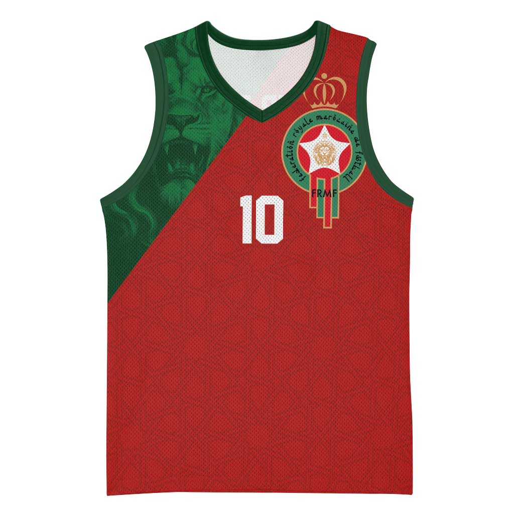 Custom Moroccan Football Basketball Jersey Go Glory-The Atlas Lions - African Pride