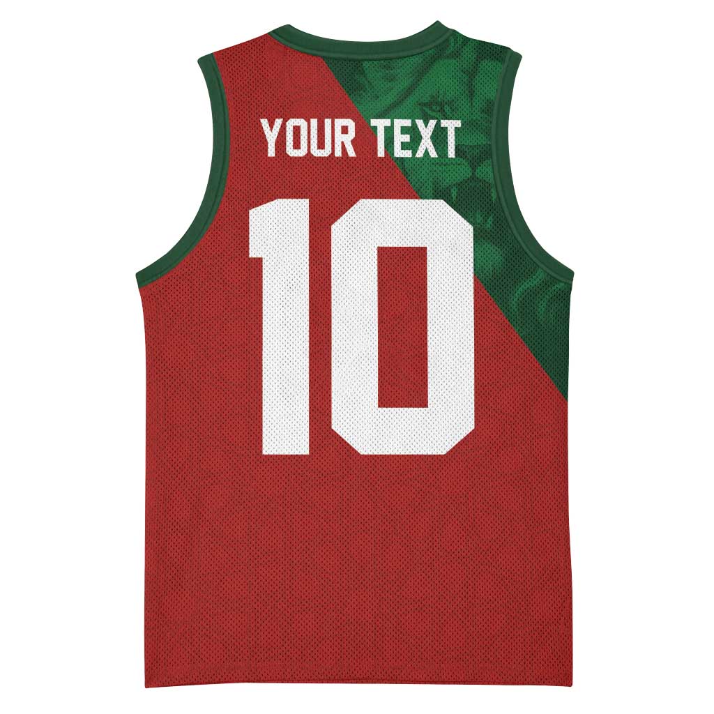 Custom Moroccan Football Basketball Jersey Go Glory-The Atlas Lions - African Pride