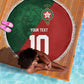 Custom Moroccan Football Beach Blanket Go Glory-The Atlas Lions - African Pride