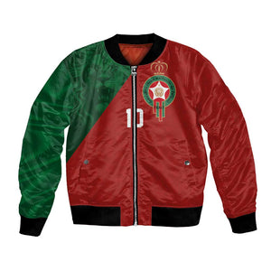 Custom Moroccan Football Bomber Jacket Go Glory-The Atlas Lions - African Pride