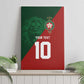 Custom Moroccan Football Canvas Wall Art Go Glory-The Atlas Lions - African Pride