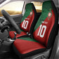 Custom Moroccan Football Car Seat Cover Go Glory-The Atlas Lions - African Pride