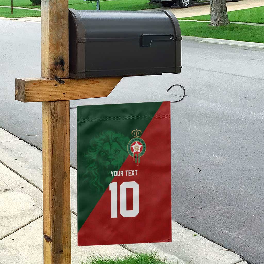 Custom Moroccan Football Garden Flag Go Glory-The Atlas Lions - African Pride
