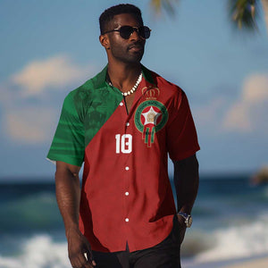 Custom Moroccan Football Hawaiian Shirt Go Glory-The Atlas Lions LT03