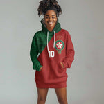 Custom Moroccan Football Hoodie Dress Go Glory-The Atlas Lions - African Pride