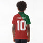 Custom Moroccan Football Kid Polo Shirt Go Glory-The Atlas Lions - African Pride